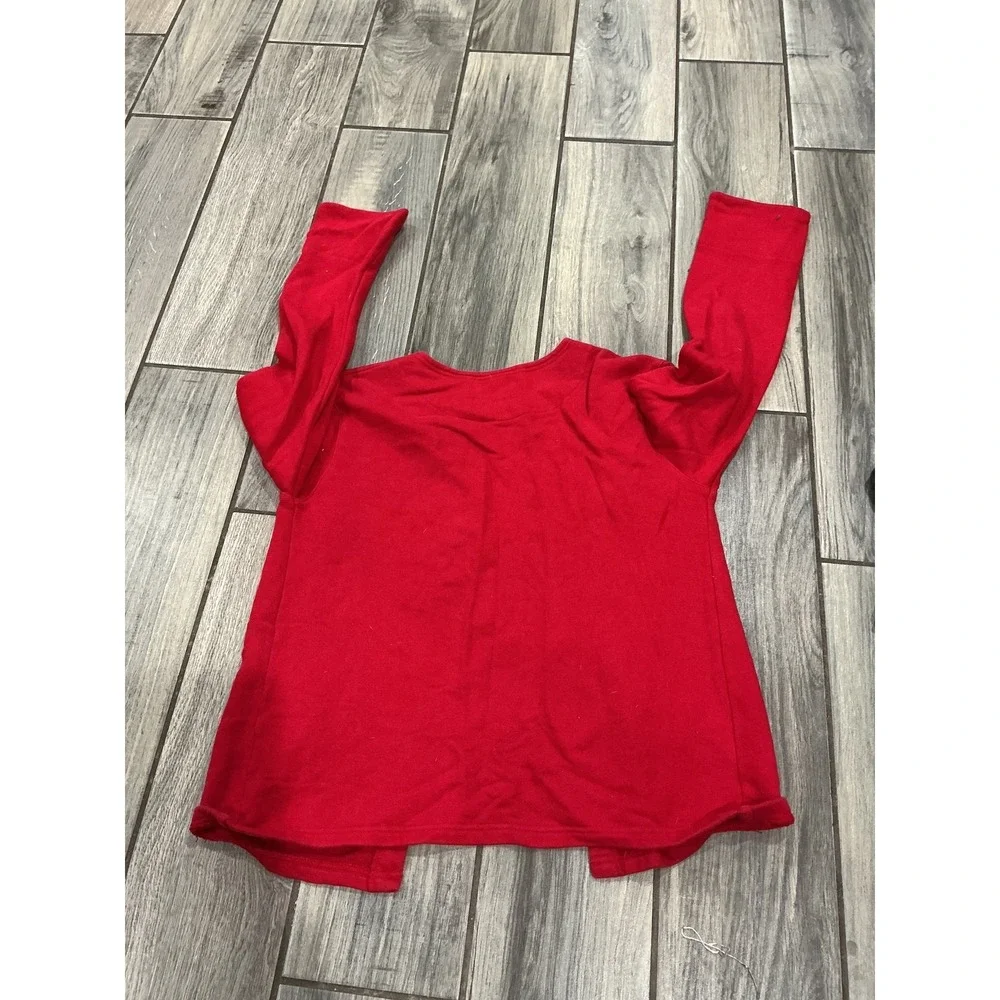 Warner Bros. Kids Tweety Bird Red Snap Cardigan Sweater Girls Size 4-5 Looney